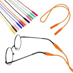 1 шт. яркие цвета эластичные силиконовые очки ремни цепочка для солнцезащитных очков спортивные противоскользящие струнные очки веревки