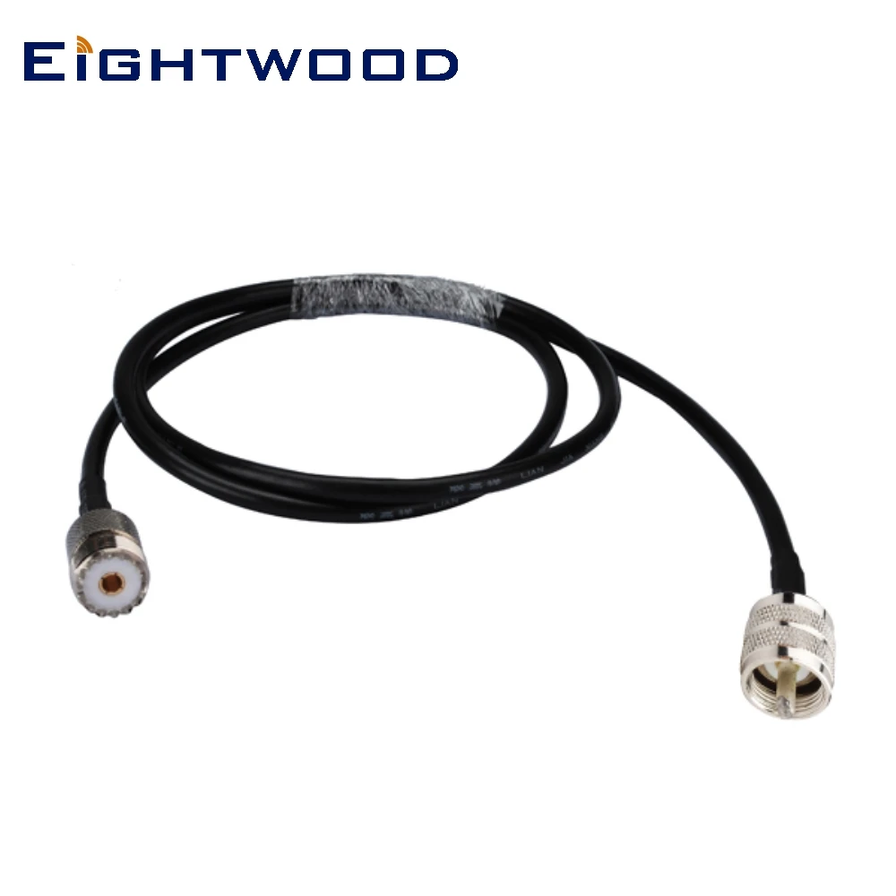 Eightwood VHF/Портативная УВЧ-радиостанция антенный адаптер UHF SO239 Jack Female to UHF PL259 штекер косичка RG58 RF кабель 305 см/20"