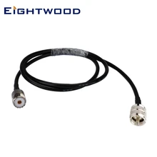 Eightwood VHF/Портативная УВЧ-радиостанция антенный адаптер UHF SO239 Jack to UHF PL259 штекер РЧ коаксиальный RG58 кабель 50 см/20"