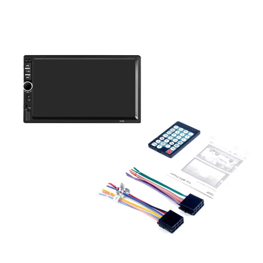

7 inch Car Radio Multimedia Audio Player Bluetooth LCD Display Touch Screen Stereo Music MP5 Player Hand Free FM Transmitter New