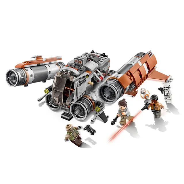 

Building Block Model 05111 Compatible with Lego Space Wars The Jakku Quadjumper 75178 Brick Model Educational Toys For Children