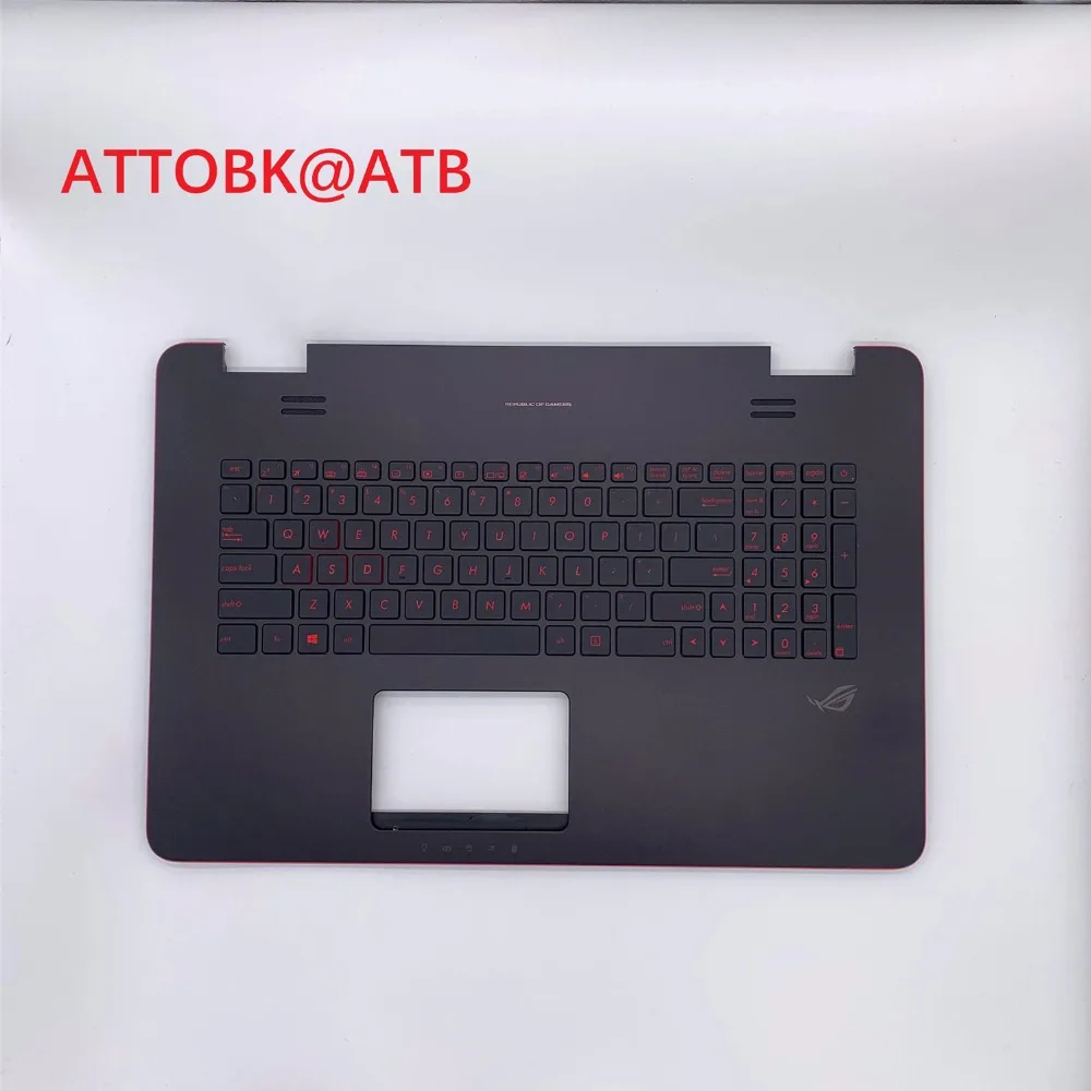 Teclado Retroiluminado Padrão com Tampa c Apto para Asus N751 N751j G771 G771jw Gl771jm Gl771jw Francês Espanhol ru Eua ar Francês - Imagem 4