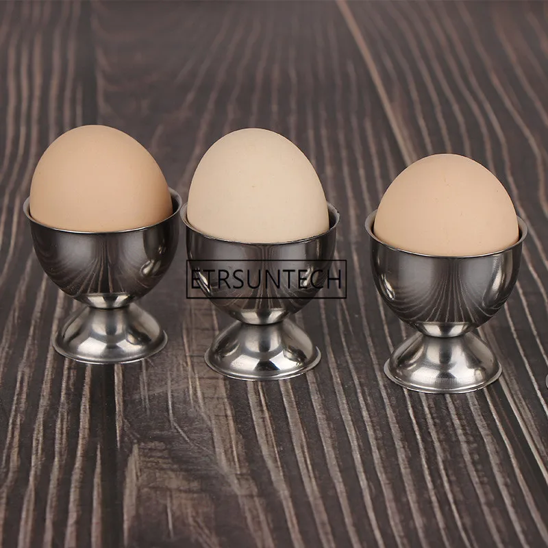 Creative Egg Cup Eggs Storage Box High Quality Stainless Steel Egg Rack Holder Kitchen Supplies