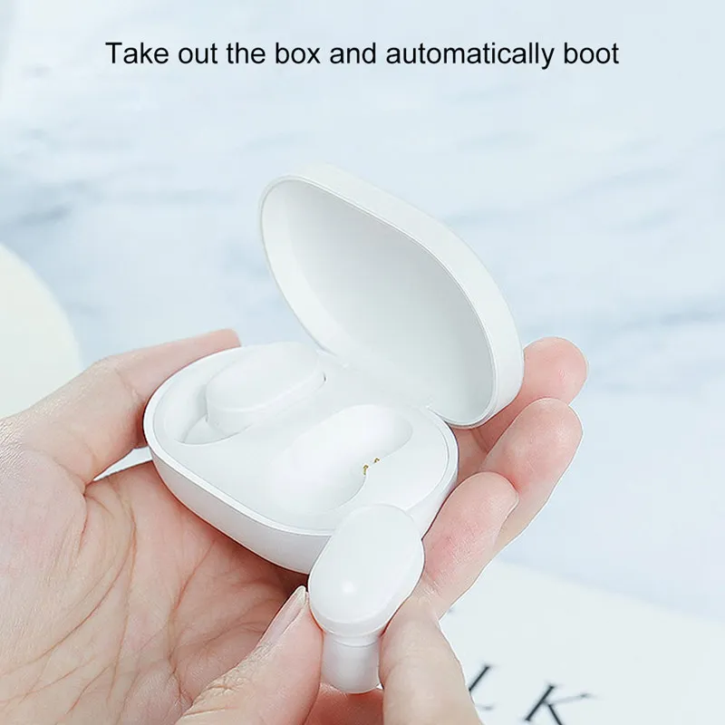 Оригинальные Xiao mi AirDots Bluetooth наушники Молодежная версия стерео mi ni Беспроводная Bluetooth 5,0 гарнитура с mi c наушники