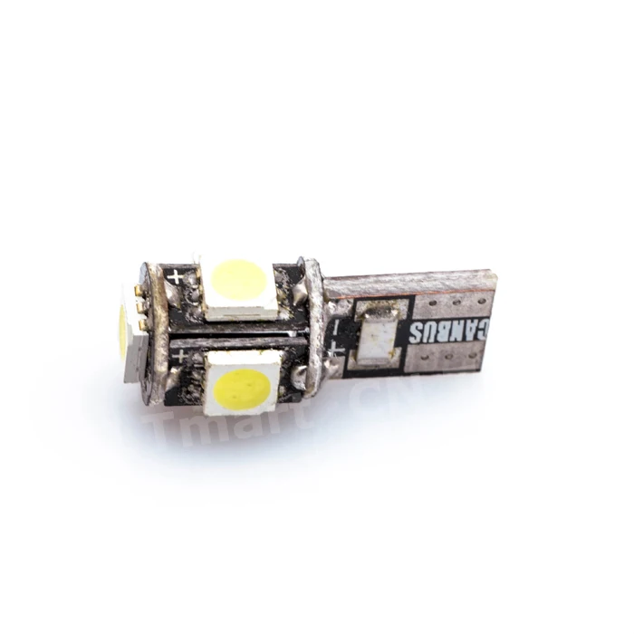 T10 501 194 168 W5W Canbus Нет ошибок 5050 LED 5 SMD Ice Blue Автомобильная боковая клиновидная