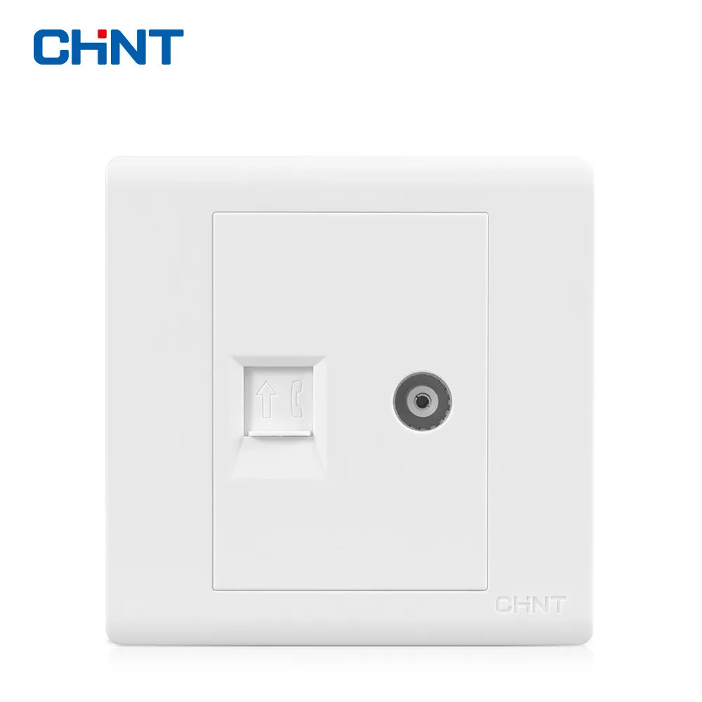 

CHINT 86 Type Wall Switch Socket NEW7D Videophone Socket Panel Videophone Socket Connect
