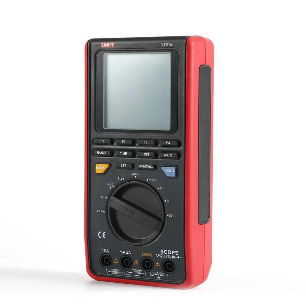 

UNI-T Scope Digital Multimeters Mini Oscilloscope DC/AC Volt Amp Oh Intelligent Multitester High Sensitivity USB Interface