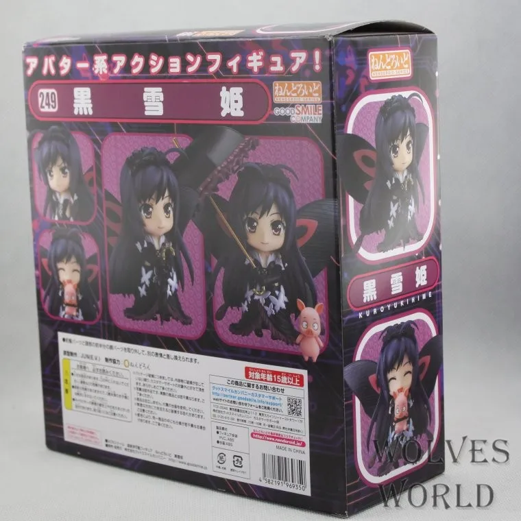 Симпатичные Nendoroid#249 Accel World Kuroyukihime ПВХ фигурка Коллекция Модель игрушки