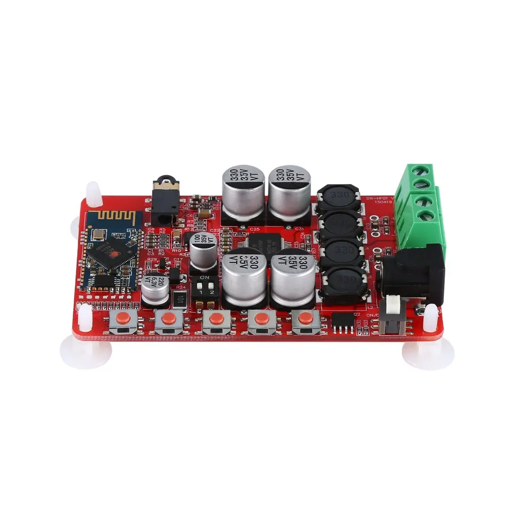 TDA7492P Power Amplifier Board Audio Receiving Digital Power Amplifier Board Csr4.0 Hf01 Durable Red Color