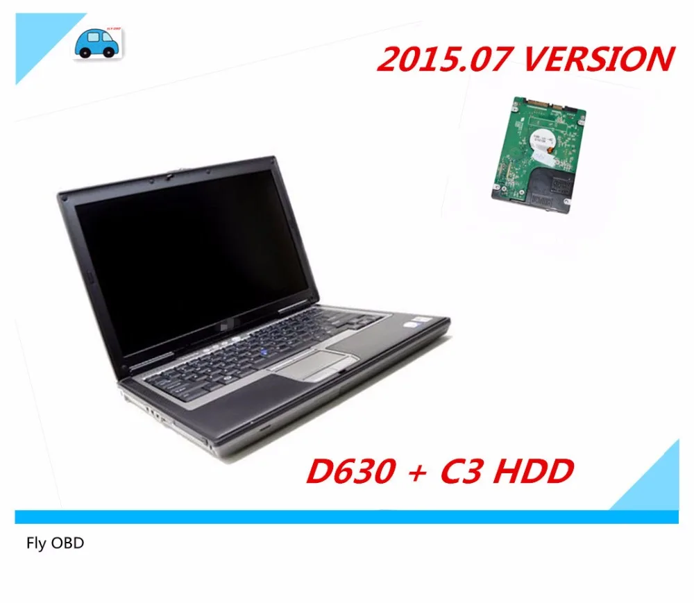 2015.07 neweast version MB Star C3 MB STAR C3 Software HDD for mercedes b-enz diagnosis multiplexer with LAPTOP  laptop D630-1_