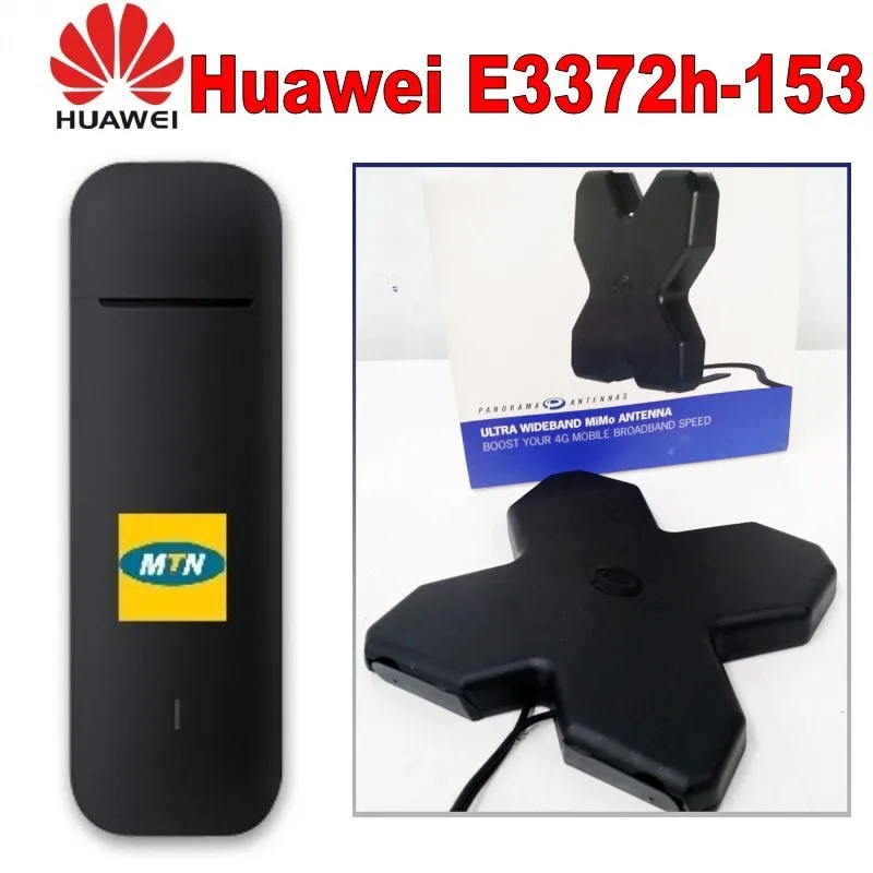 Huawei E3372 E3372h-153 + 4G CRC9 35dbi антенны