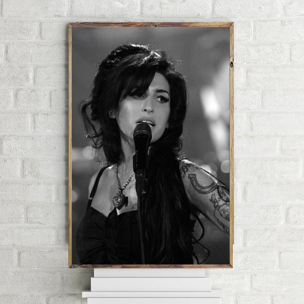 Y017 Amy Winehouse Music Singer Star Beauty Silk Canvas Poster 30 24x36 
