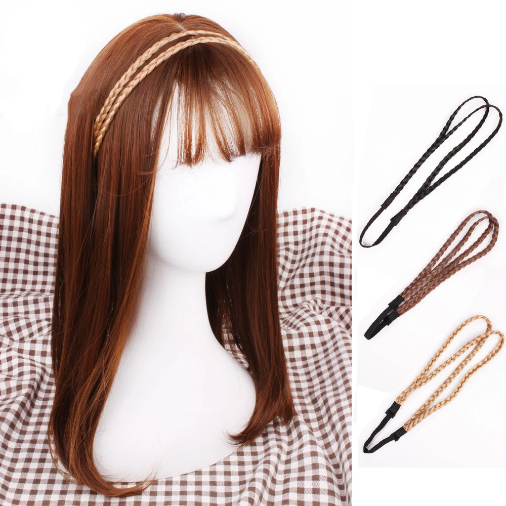 

Fashion Double Braided Hair Band Woven Headband Women Hair Accessories