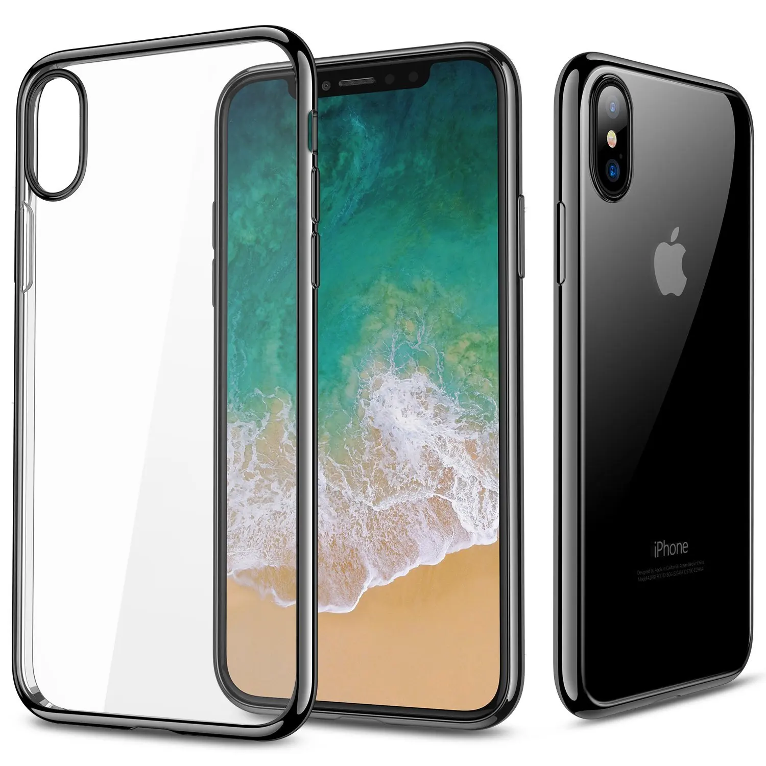Для IPhone X 8 7 6 6s Plus чехол 10 прозрачный тонкий защитный покрытие премиум гибкий