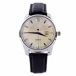 Horloges mannen Для мужчин календарь часы Нержавеющая сталь кожаный ремешок аналоговые кварцевые наручные часы