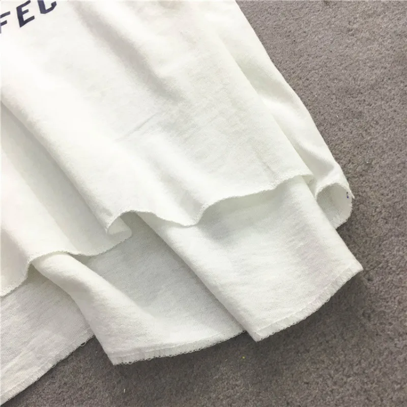 Harajuku Long T-Shirt Loose Letter Printed Women Tshirt Loose Female Tee Tops Large Size Summer T-Shirts