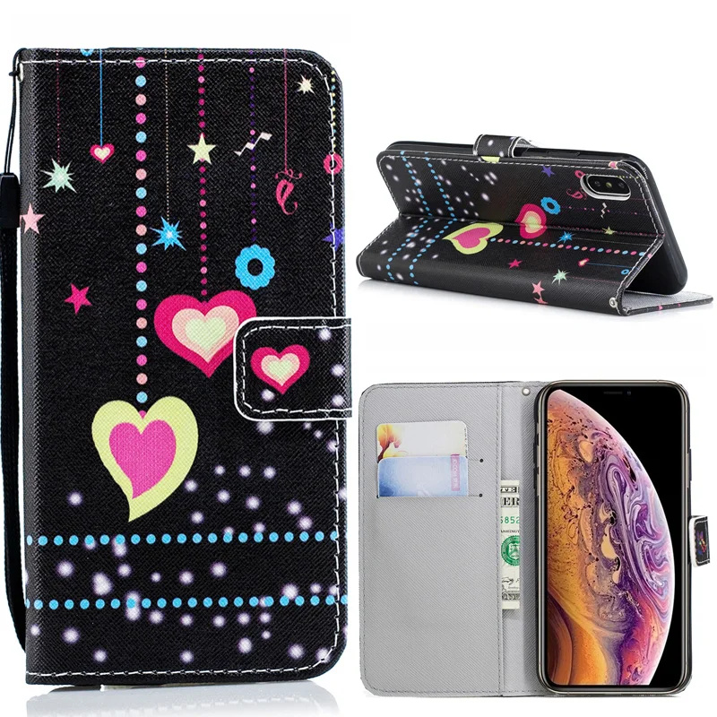 Роскошный кожаный кошелек флип-чехол для телефона iPhone 11 Pro X XR XS MAX 8 8Plus 7 7Plus 6 6S Plus 5G 5s SE