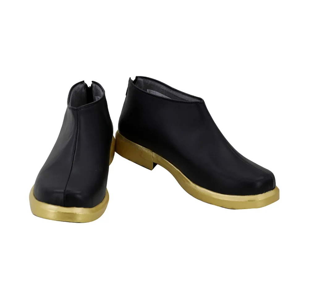 JoJo's Bizarre Adventure Jotaro Kujo Cosplay Boots Black Shoes Custom Made (2)