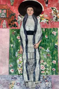 

High quality Oil painting Canvas Reproductions Portrait of Adele Bloch-Bauer II by Gustav Klimt Painting hand painted