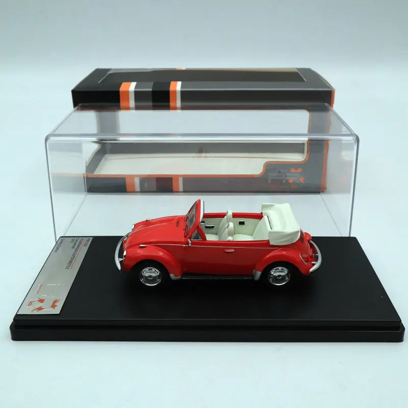 Premium X 1:43 V~W SUPER BEETLE 1973 CONVERTIBLE RED PRD530 Diecast Models Car Limited Edition Collection