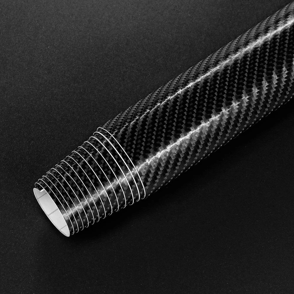 

10cmX60cm Waterproof DIY 4D Car Sticker Car Styling Thicken 3M 4D Car Carbon Fiber Vinyl Wrapping Film With Air free bubbles