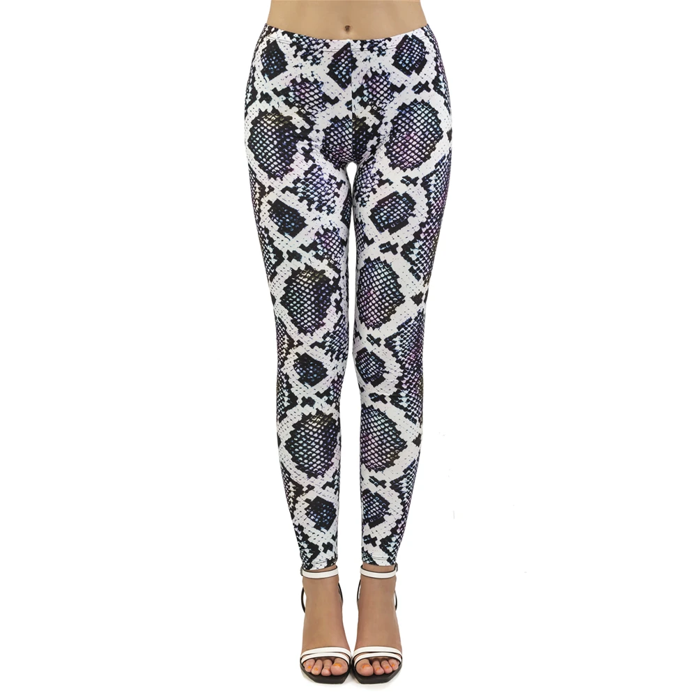 

New Arrival leggins mujer snakeskin Printing legging sexy feminina leggins fitness Woman Flexible Pants workout leggings