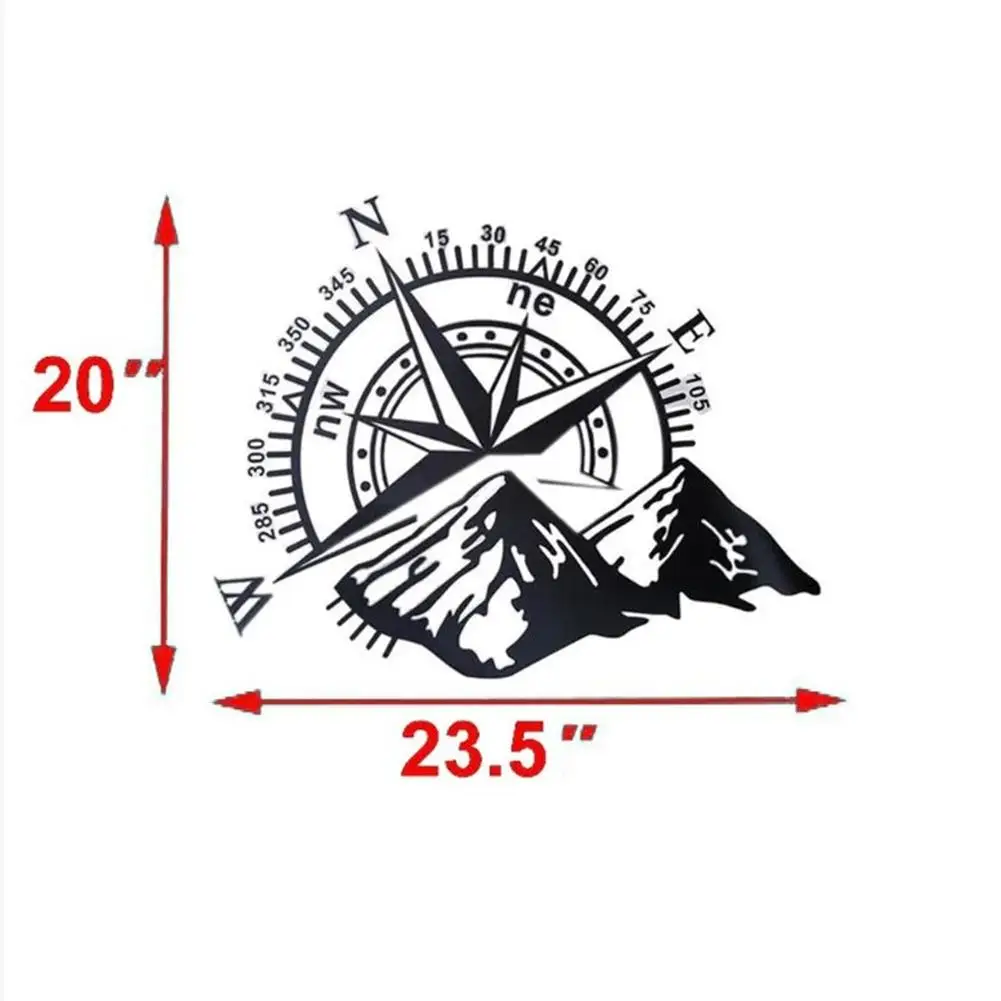 Автомобильный Стикеры 1 шт. 3D Стикеры высокое качество автомобиля Стикеры компаса ориентироваться горный 4x4 внедорожный виниловые наклейки в виде Фотообоев c переводными картинками Автомобильная наклейка аксессуары