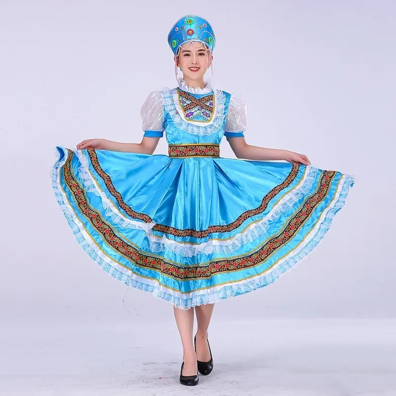 Songyuexia vestido de traje de baile ruso tradicional Clásico