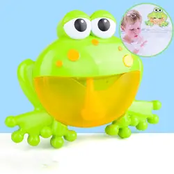 Удовольствия! Дети новорожденных Детские Банный пузырь машина большие лягушки автоматическая с музыкой мыть играть Мультяшные