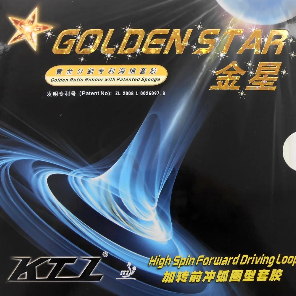 KTL GOLDEN STAR High Spin Forward Driving Loop Pimples In Table Tennis PingPong Rubber with Sponge The new listing | Спорт и