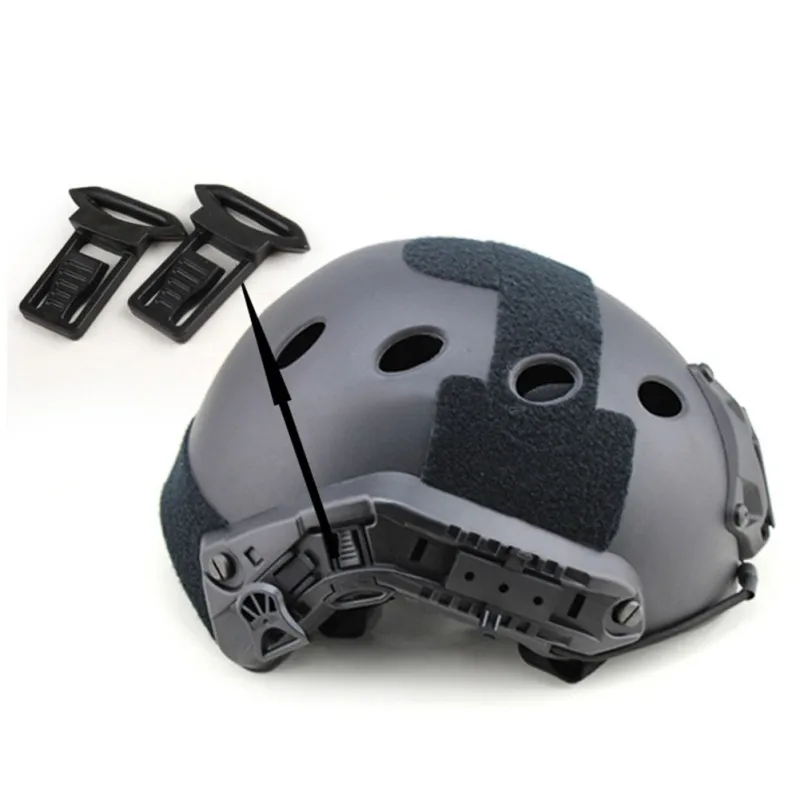 

2pcs/set Helmet Goggles Clip Portable Rail Guide Mount Accessories Paintball Airsoft Tactical Swivel Clips For Helmet