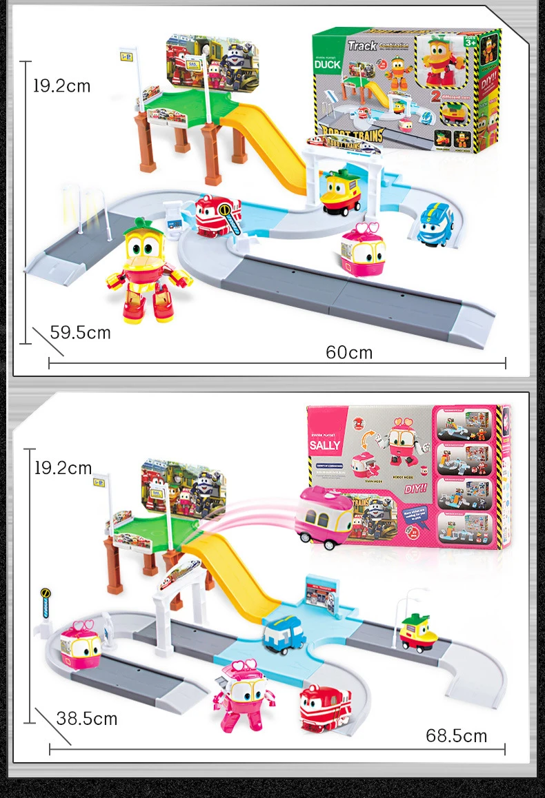 Робот поезд трансформация Kay Alf динамический поезд семья автобусная станция деформация Поезд Автомобиль фигурка игрушка