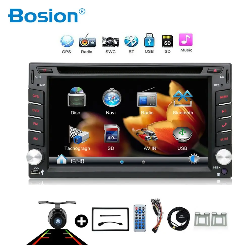 

2din New universal Car Radio Double 2 din Car DVD Player GPS Navigation In dash Car PC Stereo video Free Map Car Electronics