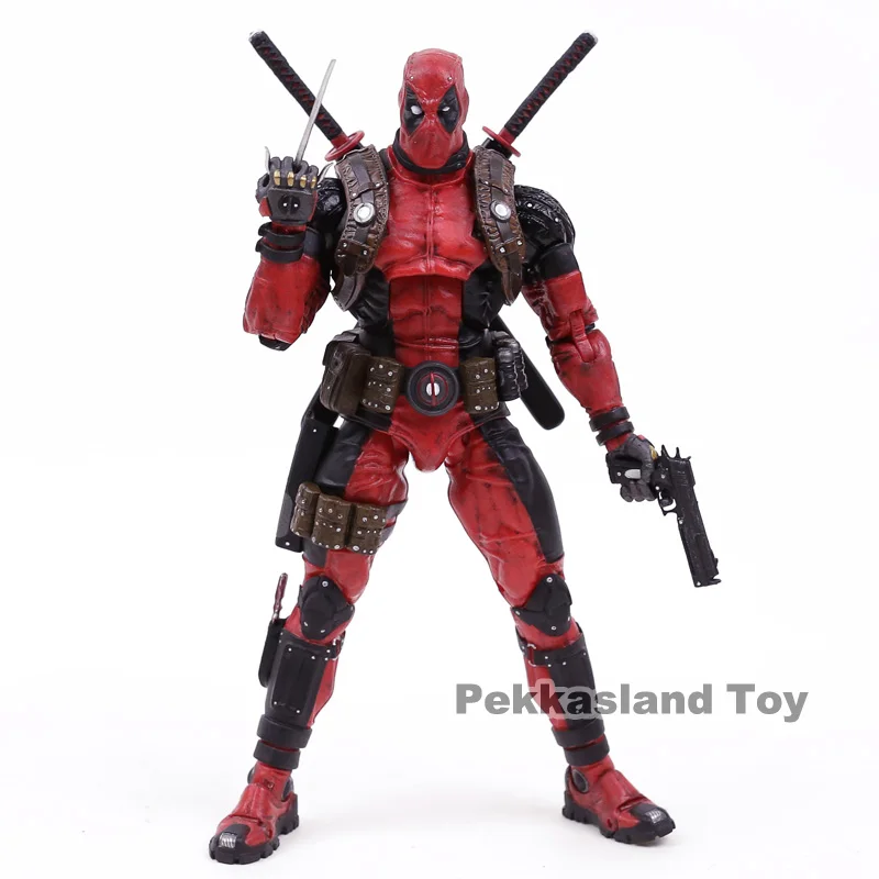 NECA Дэдпул конечный коллекционер 1/10 масштаб Epic Marvel ПВХ фигурка Коллекционная модель игрушки