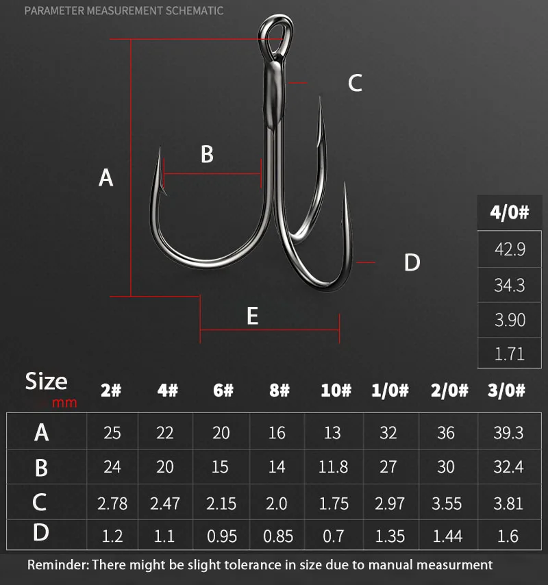 treble hook 3