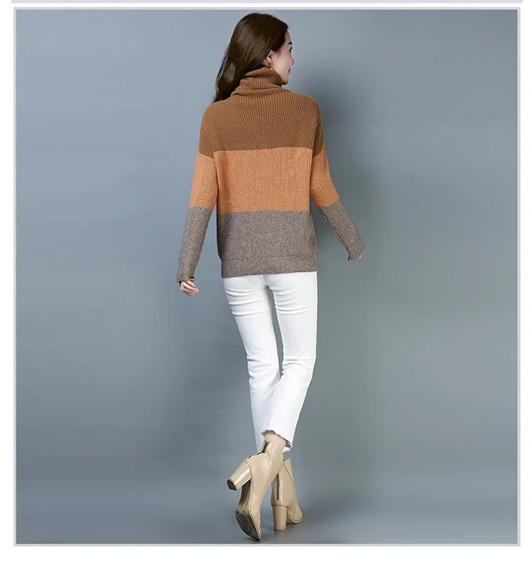 Max LuLu/ Зимние Модные Джемперы в Корейском стиле, женские утепленные трикотажные свитера с высоким воротником, теплые свитера, винтажные шерстяные пуловеры