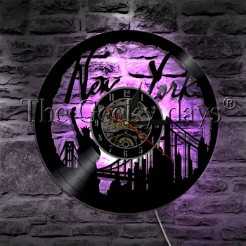 1Piece New York Statue Of Liberty LED Vinyl Record Wall Clock Modern Design City Landscape Home Decor Wall Watch LED Night Light
1Piece New York Statue Of Liberty LED Vinyl Record Wall Clock Modern Design City Landscape Home Decor Wall Watch LED Night Light
