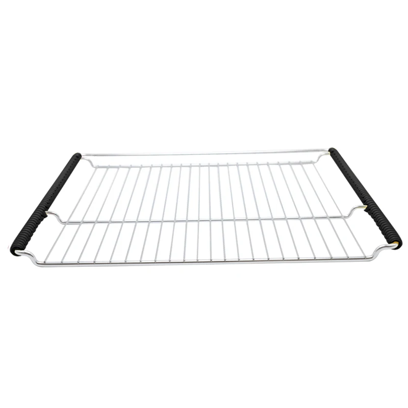 

ULKNN 2 Pcs / Lot Black High Temperature Protection Oven Shelf Edge Guards Rack Shield Burn Protector Rack Cover 355mm