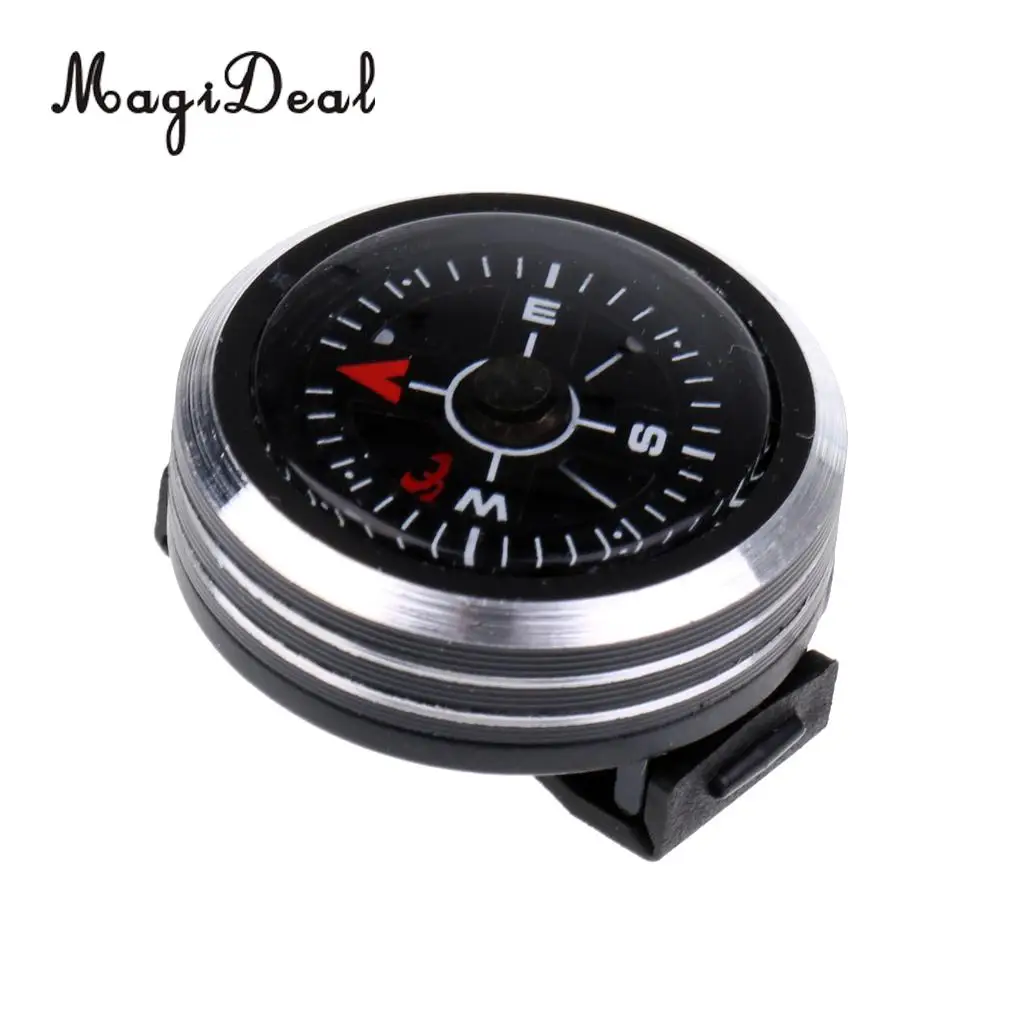 Portable Watch Band Slip Slide on Navigation Wrist Compass for Survival Camping Hiking Boating