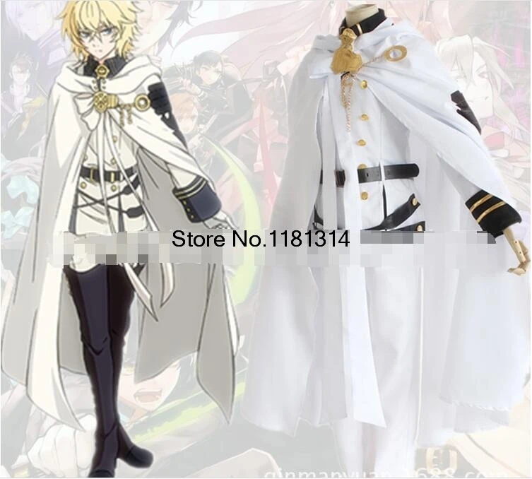Костюм для косплея из аниме сераф Конца Owari no Seraph Mikaela Hyakuya полный комплект