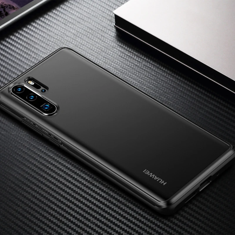 Акриловый глянцевый чехол для Huawei P30 Pro Lite роскошный полупрозрачный матовый