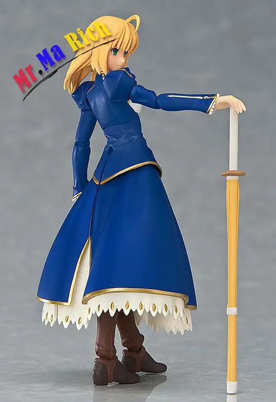 Японское аниме фигурка Fate/stay Night Zero Figma 025 # Saber версия ПВХ 14 см Fate Сэйбер лицо может