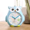 Cartoon Cute Owl  Mute Desktop Alarm Clock Lovely Student Wake Up Table Alarm ClockWith Backlight  For Kid Beedroom 3