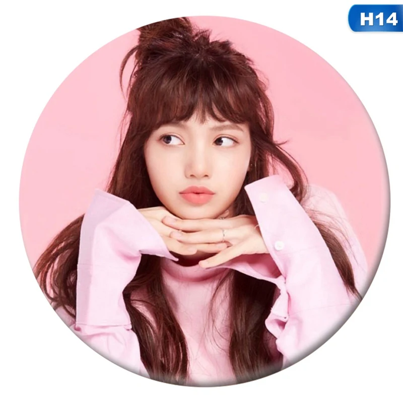 

Korean KPOP BLACKPINK Album Brooch Pin Badge Accessories For Clothes Hat Backpack Decoration