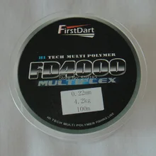 100 м Высококачественная супер мягкая нейлоновая рыболовная леска