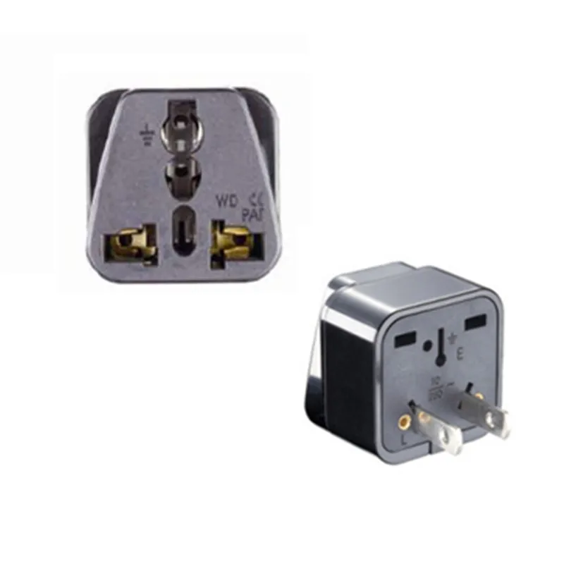300pcs Universal US American Japan CN Plug 2 Pin AU UK EU To China USA Travel Adapter Power Sockets Electric AC Outlet | Электроника