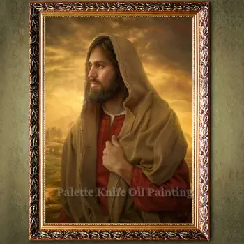 

Jesus Christ Jesus Canvas Posters and Prints Wall Art Pictures for living room Home Decor cuadros decoracion Oil painting 37