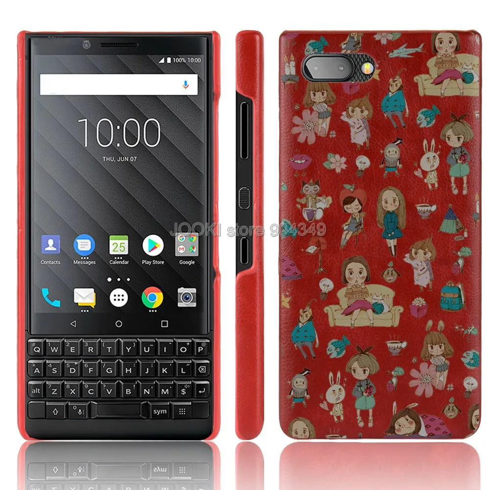 Чехол для BLACKBERRY KEY2 из 4,5 кожи, чехол из искусственной кожи чехол для задней крышки для BLACKBERRY KEY 2 KEYTWO KEY TWO BBF100 на заказ DIY Print