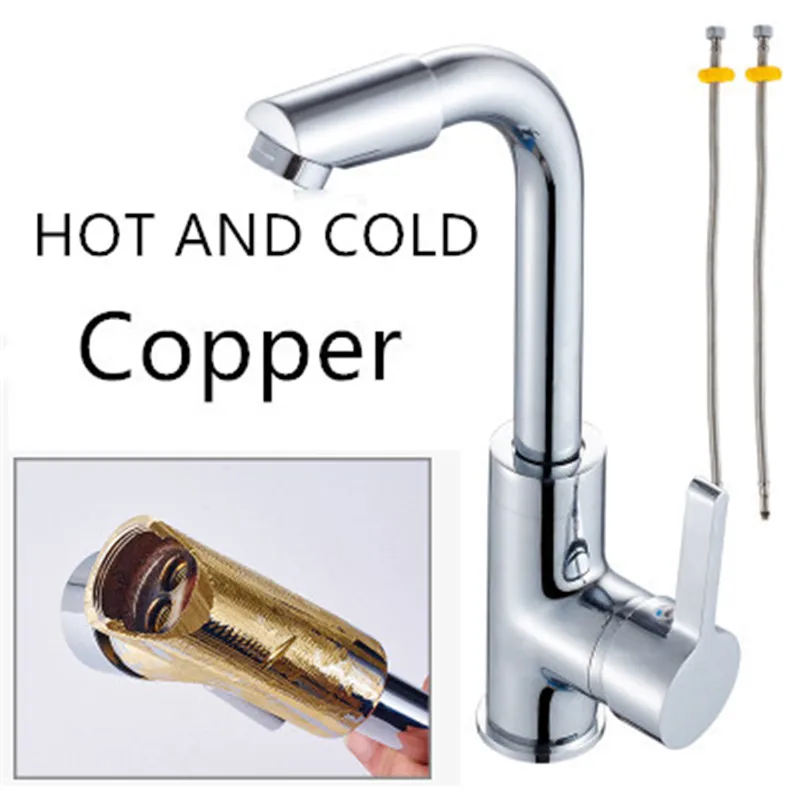 

Bathroom Faucets Mixer 360 Degree Swivel Easy Wash for Basin Sink and Kitchen Faucet Robinet Salle De Bain Tap
