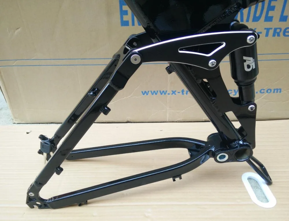 Cheap Kalosse   Folding electric  mountain  bike frame , 26er eletric aluminum  bike frame, 26*17inch bicycle alloy  frame , 2